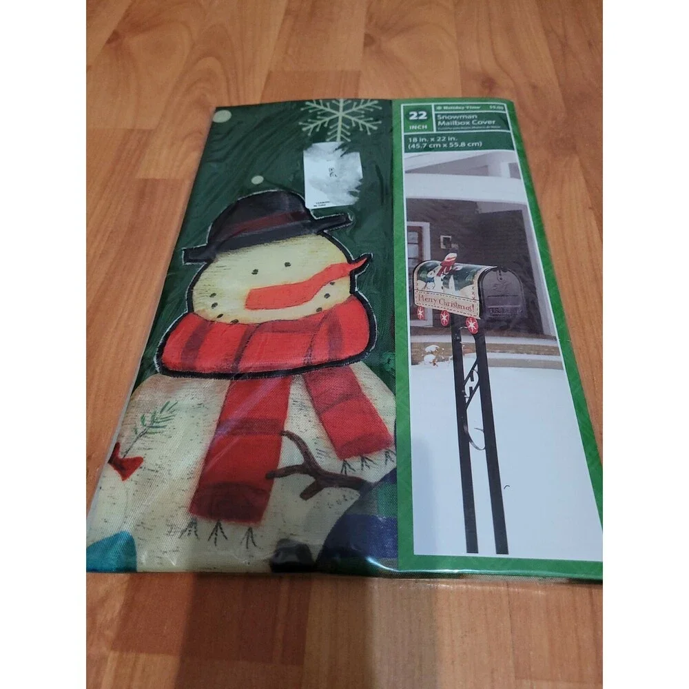 Snowman Mailbox Letter Box Decorative Wrap Cover Holiday Outdoor. 18